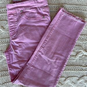 Tribal Women's Straight Leg Jeans in Soft Pink